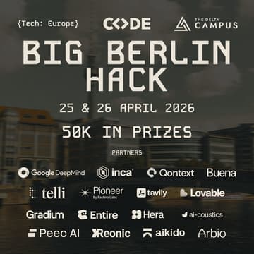 Cover Image for Big Berlin Hack: >300 Builders & >50k in Prizes
