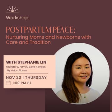 Cover Image for Postpartum Peace — Nurturing Moms and Newborns with Care and Tradition