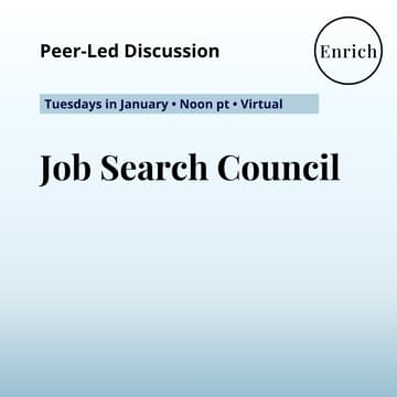 Cover Image for Job Search Council: Session 1