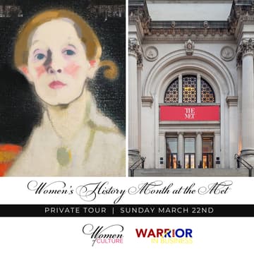 Cover Image for Celebrating Women’s History Month at the Met: Seeing Silence + Brunch (waitlist only)