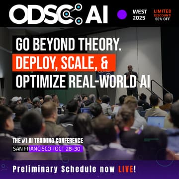 Cover Image for ODSC AI WEST 2025 | The Leading AI Training Conference
