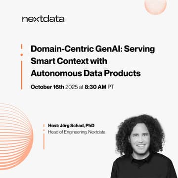 Cover Image for Domain-Centric GenAI: Serving Smart Context with Autonomous Data Products