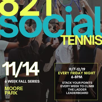 Cover Image for 821 Tennis Social: Week 2