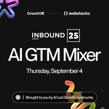 Cover Image for AI x GTM Mixer at INBOUND (Invite Only)