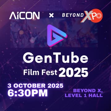 Cover Image for GenTube Film Fest 2025 - AI CON x BeyondXPO