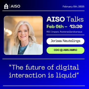 Cover Image for AISO Talks: The AI-Driven Future of Customer Interaction | Jorissa Neutelings (CDO @ ABN AMRO)