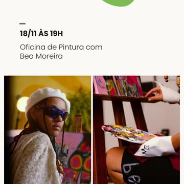 Cover Image for Oficina de Pintura com Bea Moreira