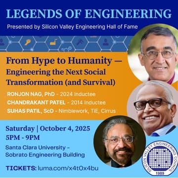 Cover Image for Legends of Engineering -by Silicon Valley Engineering Hall of Fame