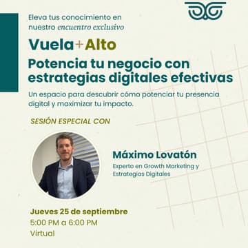Cover Image for Vuela + Alto: Potencia tu negocio con estrategias digitales efectivas