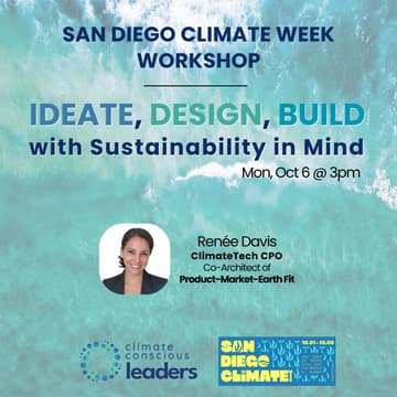 Cover Image for Workshop: Ideate, Design, Build -- With Sustainability in Mind