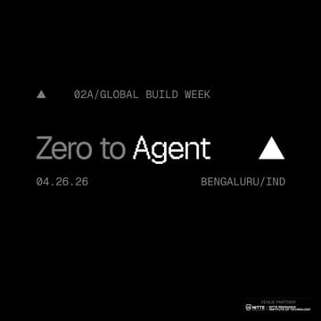 Cover Image for Zero to Agent: Bengaluru (w/ The AI Collective)