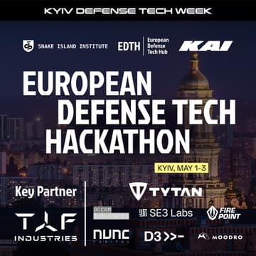 Cover Image for European Defense Tech Hackathon – Kyiv