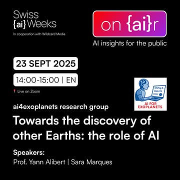 Cover Image for on {ai}r | Towards the discovery of other Earths: the role of AI