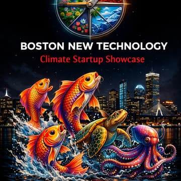 Cover Image for Boston New Technology's Climate Startup Showcase: Clean, Green, and Energized!