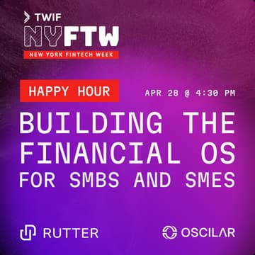 Cover Image for NY Fintech Week Happy Hour: Building the Financial OS for SMBs and SMEs