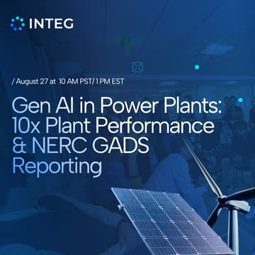 Cover Image for Gen AI in Power Plants: 10x Plant Performance & NERC GADS Reporting
