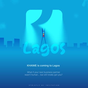 Cover Image for Khaime AI  Live Demo + Launch | Lagos