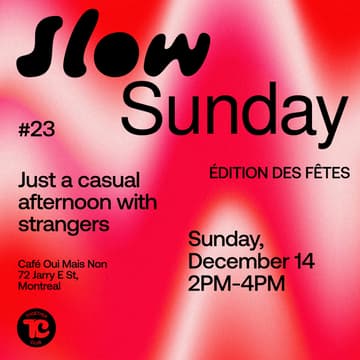 Cover Image for Slow Sunday no. 23 - Édition des Fêtes