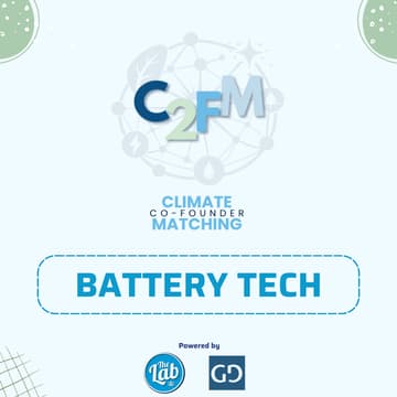 Cover Image for C2FM Founder Speed Matching: Battery Tech