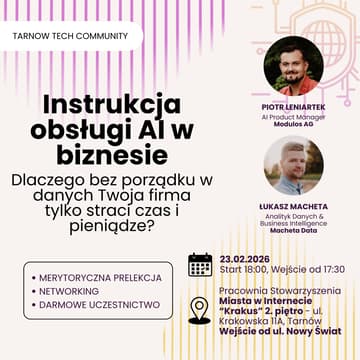 Cover Image for Instrukcja obsługi AI w biznesie: Dlaczego bez porządku w danych Twoja firma tylko straci czas i pieniądze?