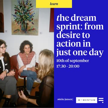 Cover Image for The Dream Sprint: from desire to action in just one day
