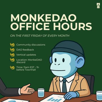 Cover Image for Monthly MonkeDAO Office Hour