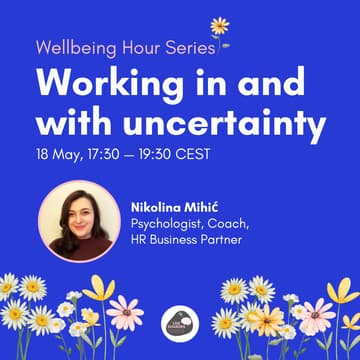 Cover Image for Wellbeing Hour: Working in and with uncertainty
