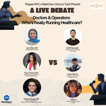 Cover Image for Pepper Talk Vol. 2 - A Live Debate: Doctors & Operators: Who’s Really Running Healthcare?
