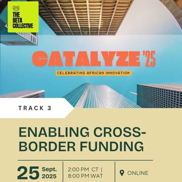 Cover Image for Enabling CROSS BORDER FUNDING for Africa