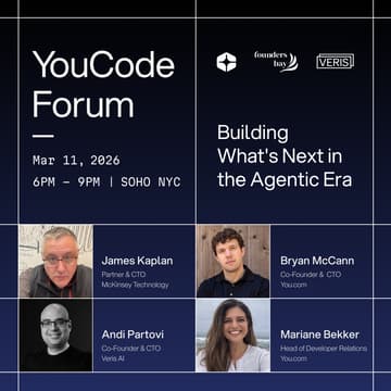 Cover Image for YouCode Forum: Building What's Next in The Agentic Era