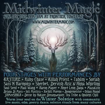 Cover Image for 5th Annual Midwinter Magic: World Folk Jam on the Winter Solstice