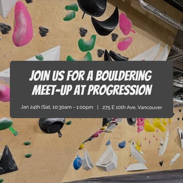 Cover Image for Bouldering Meet-up