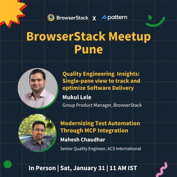 Cover Image for Lunch & Learn by BrowserStack Pune