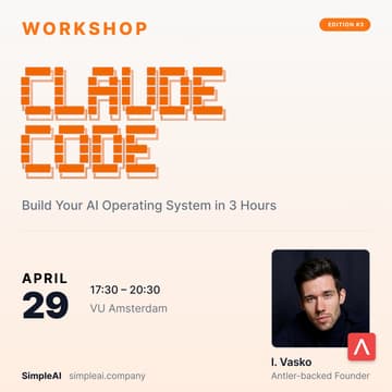 Cover Image for Claude Code Workshop - Amsterdam