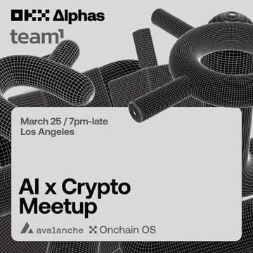 Cover Image for AI x Crypto Meetup w. OKX Alphas x Team1