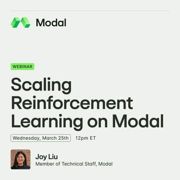 Cover Image for Scaling Reinforcement Learning on Modal