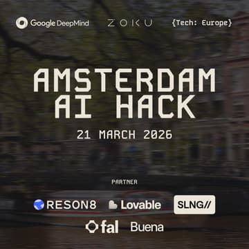 Cover Image for {Tech: Europe} Amsterdam AI Hackathon