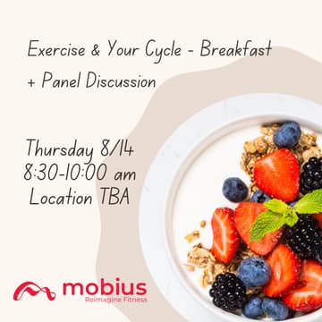 Cover Image for Impacts of Exercise on Womens' Cycle - Breakfast + Panel