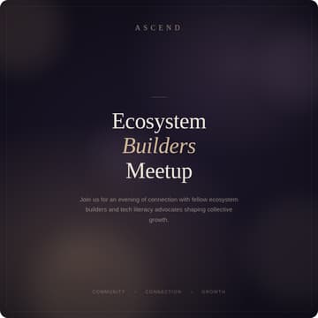 Cover Image for Ecosystem Builders Meetup