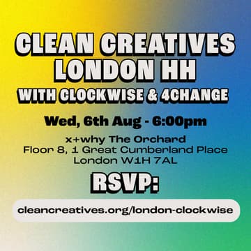 Cover Image for Clean Creatives London Happy Hour