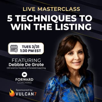 Cover Image for 5 Techniques to Win the Listing with Debbie De Grote