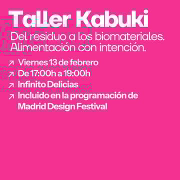 Cover Image for Taller con Kabuki. Del residuo a los biomateriales.
