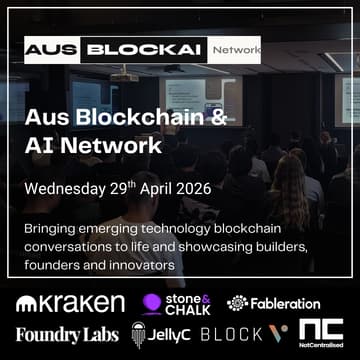 Cover Image for Aus Blockchain & AI Network (SYDNEY) - 29th April 2026