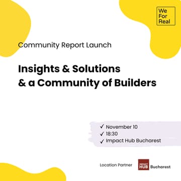 Cover Image for Community Report Launch: Insights, Solutions & a Community of Builders