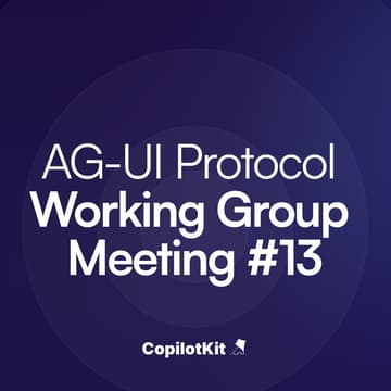 Cover Image for AG-UI Weekly Contributor Working Group