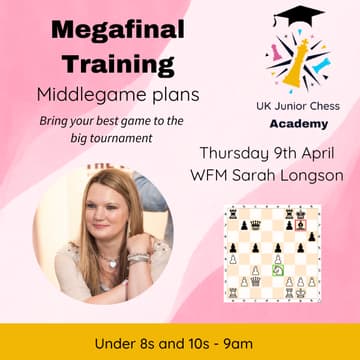 Cover Image for Megafinal Training (under 8s and 10s) - Middlegame plans
