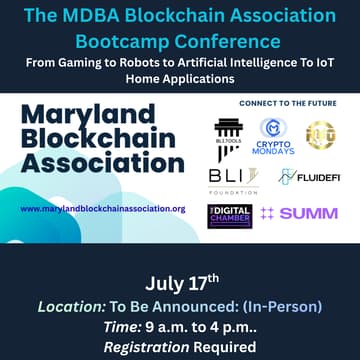 Cover Image for MDBA Blockchain Bootcamp Conference & Exhibits