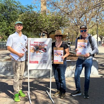 Cover Image for Signature Gathering at Redwood City Caltrain (4/22) w/ Redwood City Councilmember Chris Sturken