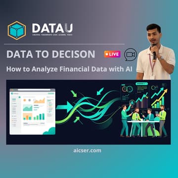 Cover Image for Online Webinar - How to Analyze Financial Data with AI