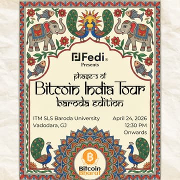 Cover Image for Bitcoin India Tour- Baroda Edition